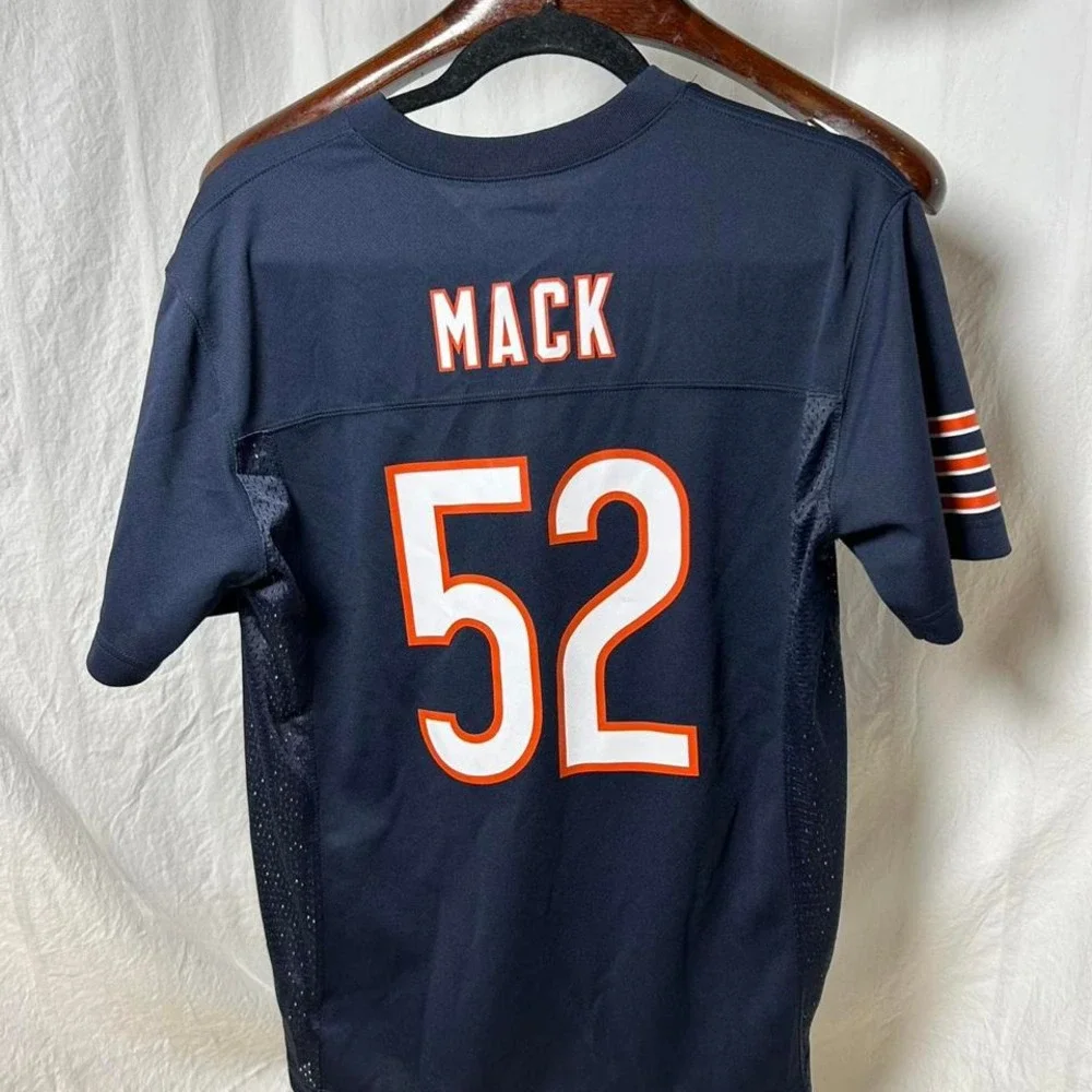 Chicago Bears Khalil Mack Jersey Boys Youth Large (14/16)‎ Navy Blue NFL